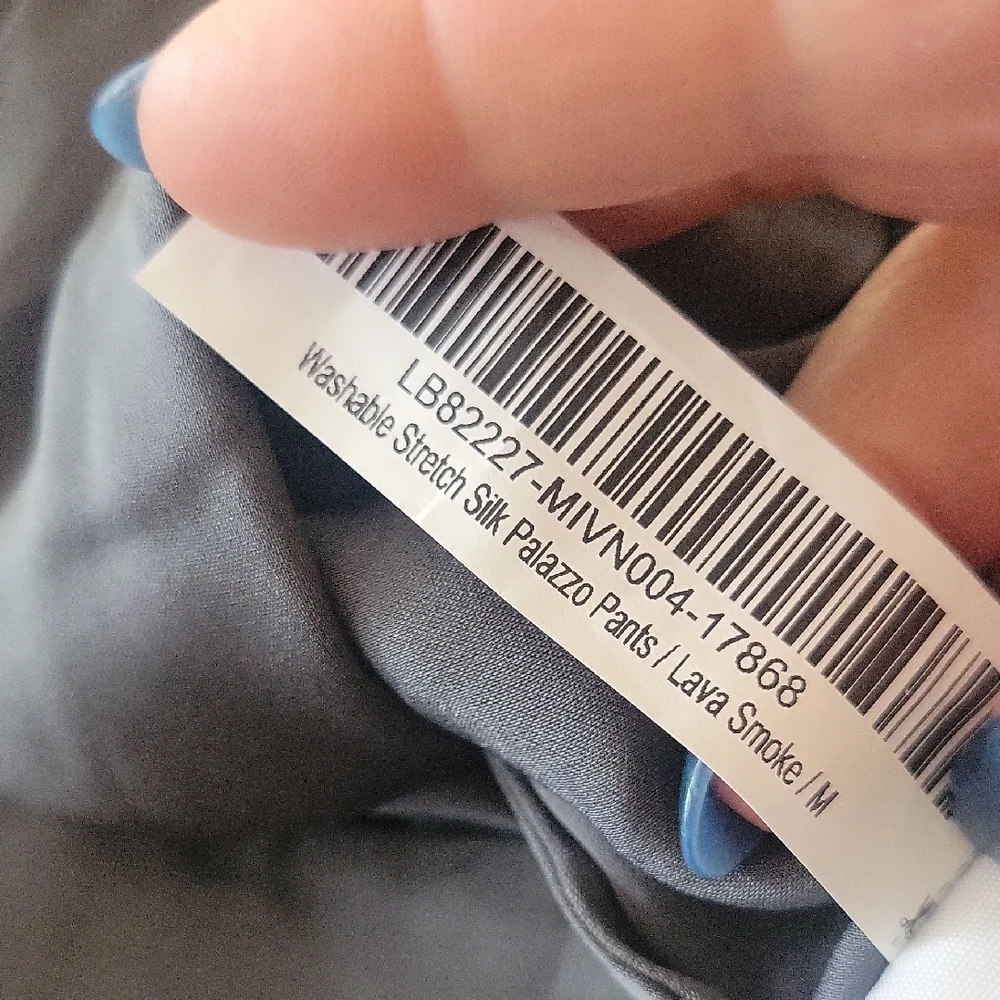 Quince Washable Stretch Silk Palazzo Pants In Lava Smoke - Picture 13 of 15